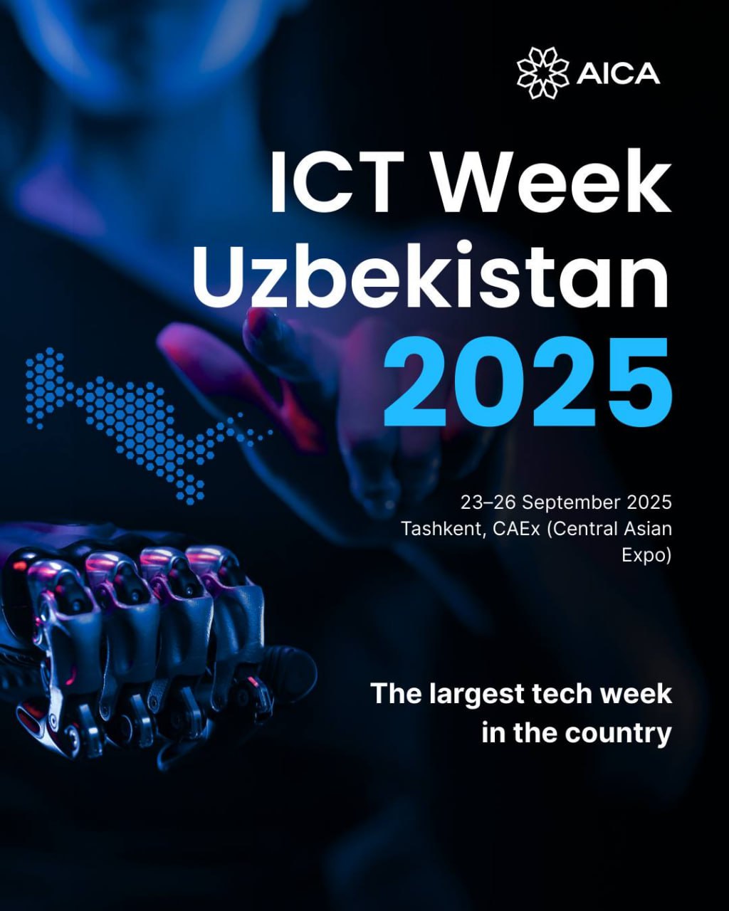 🌐 AICA will join the largest tech event of the year — ICT Week Uzbekistan 2025!