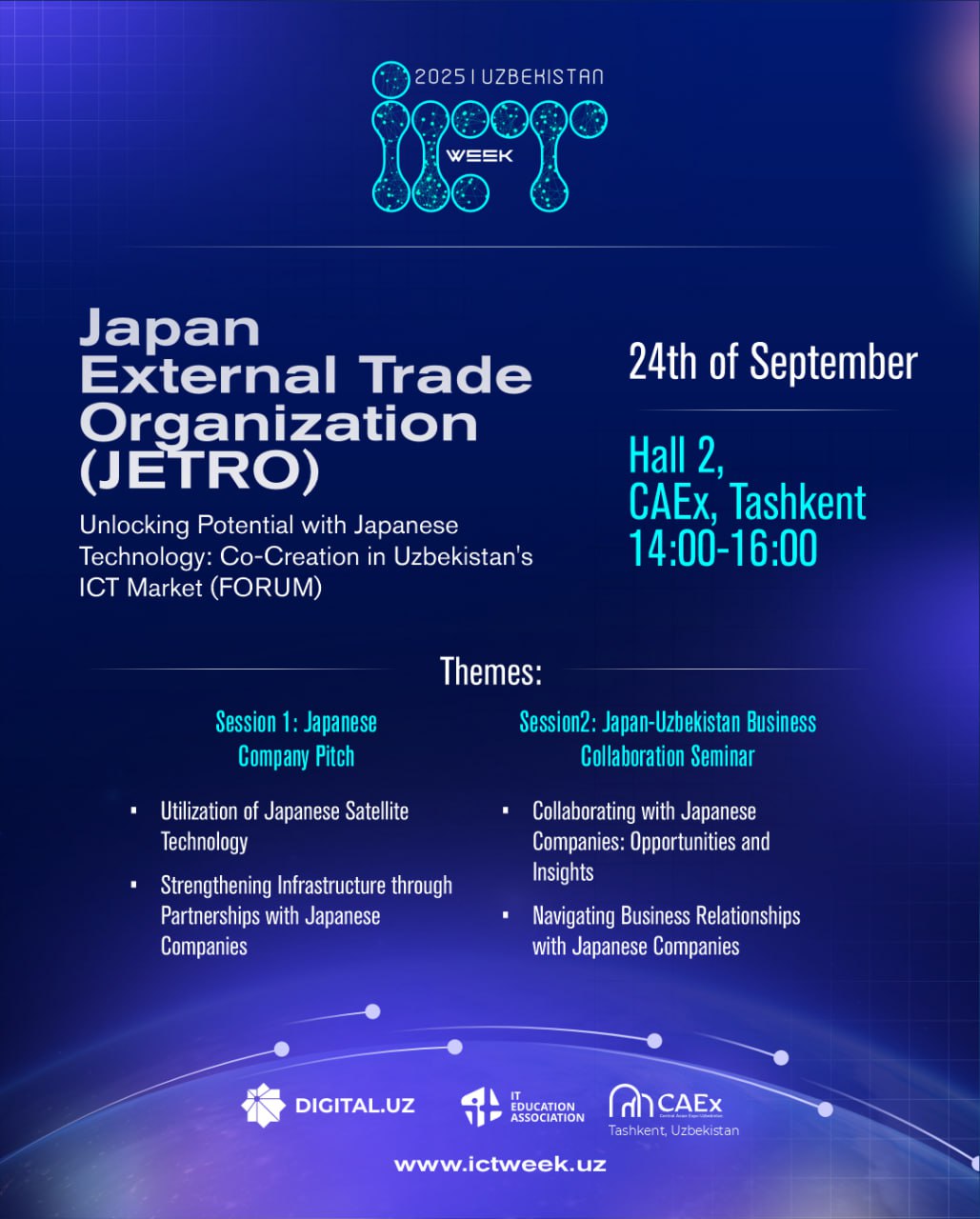 JETRO Forum at ICT Week Uzbekistan 2025!