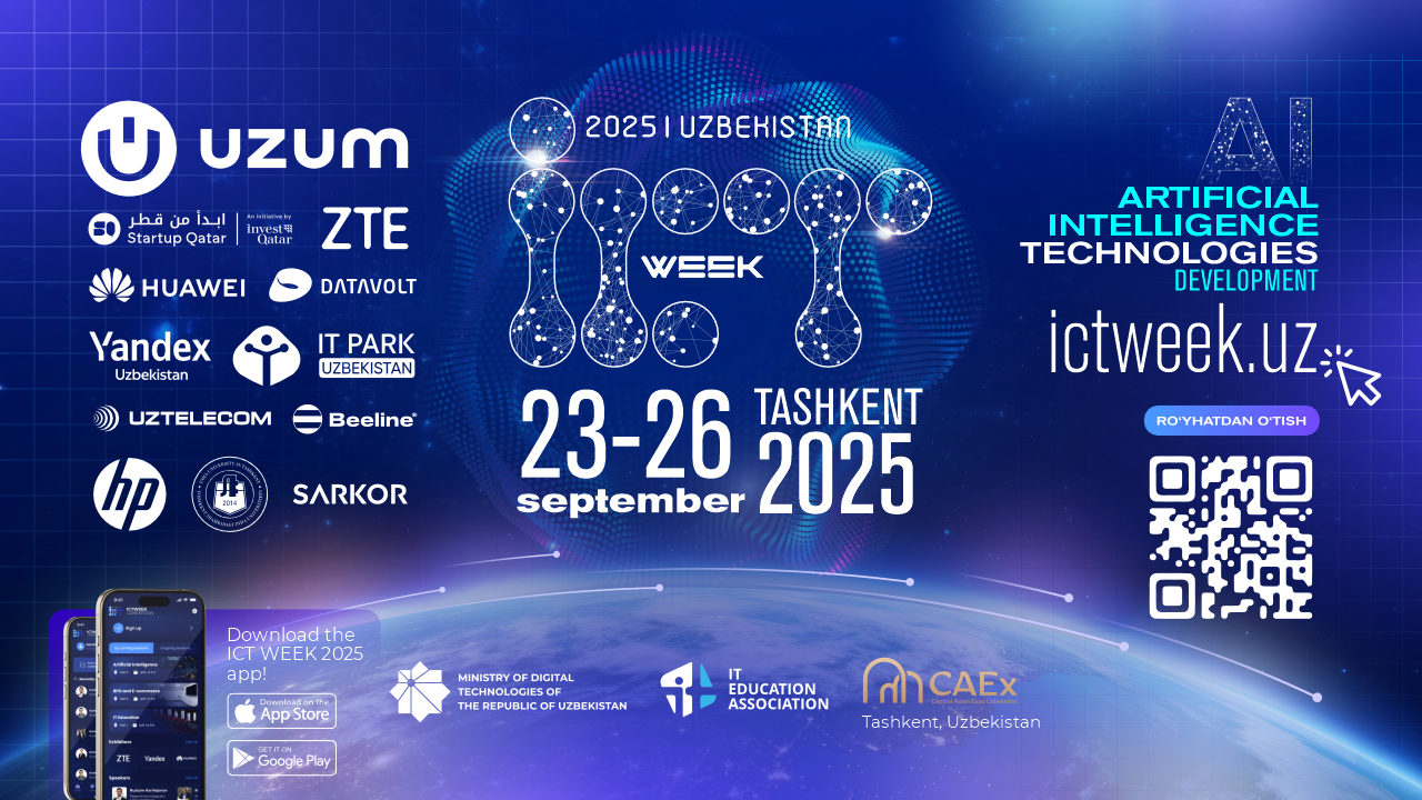 ⏳ Only a few days remain until the start of ICT Week Uzbekistan 2025!