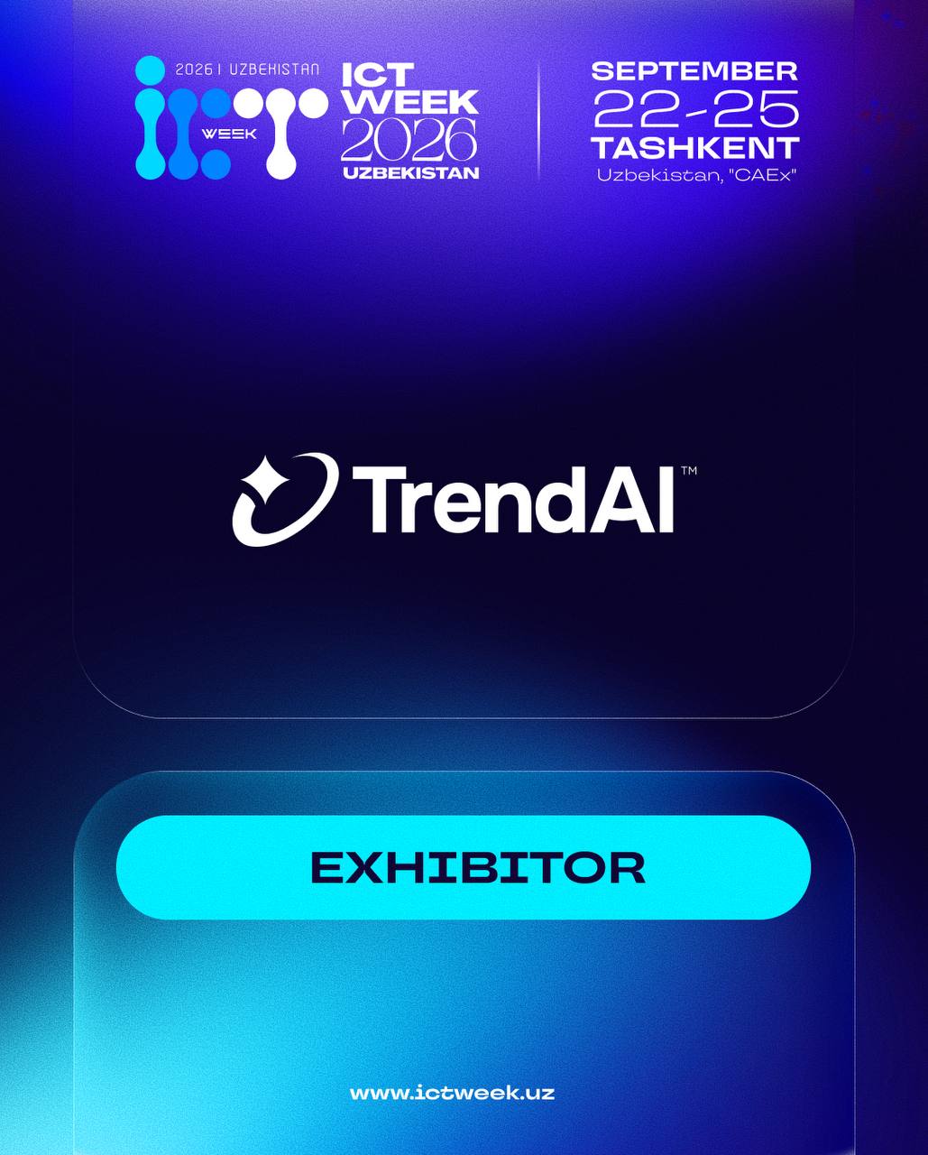 🛡 We are pleased to welcome TrendAI as a participant of ICT Week Uzbekistan 2026!