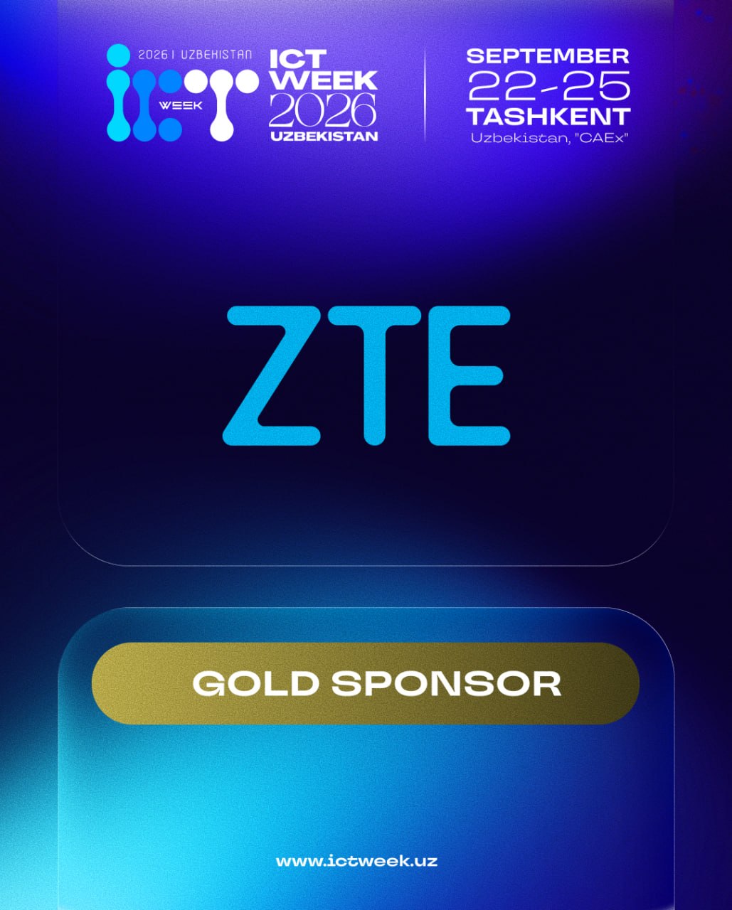 ZTE JOINS ICTWEEK 2026 AS A GOLD SPONSOR!